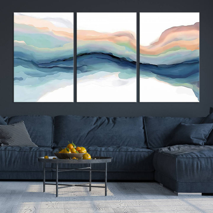 Canvas Print Wall Art Set Abstract Illustrs Art Wall