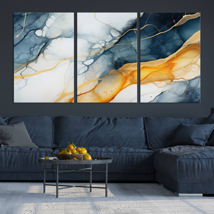 Fluid Wall Art Abstract Canvas Print