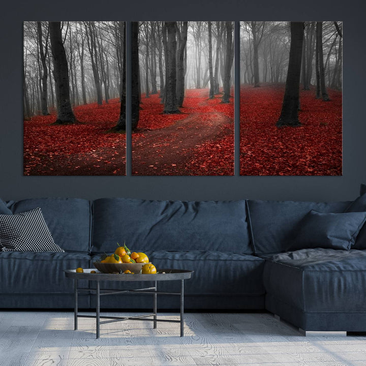 Wonderful Forest with Autumn Forest Artwork