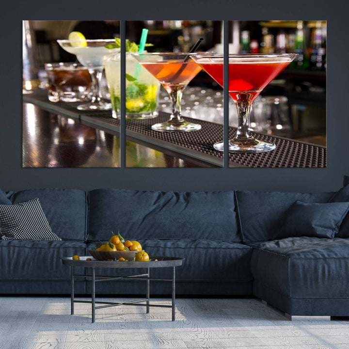 Cocktails Canvas Print