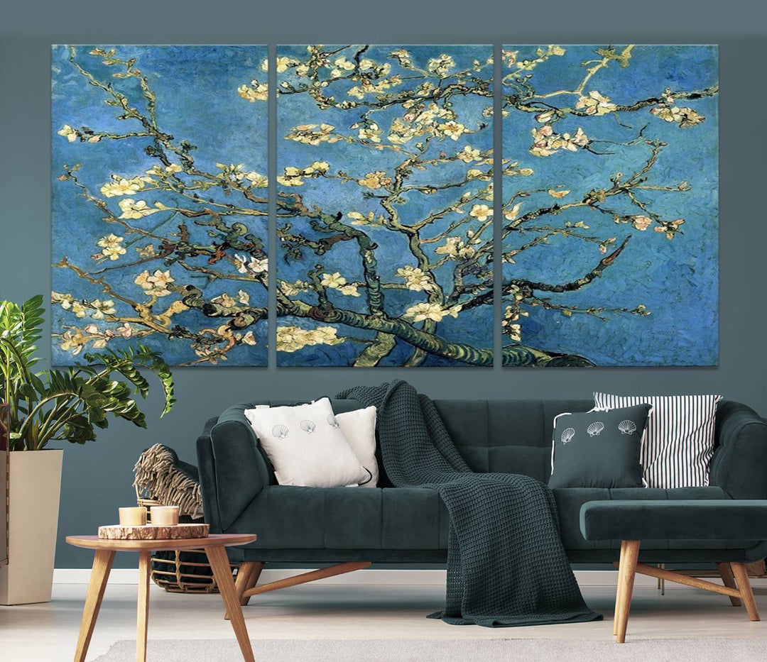 Art mural Fleur d'amandier par Van Gogh Impression sur toile