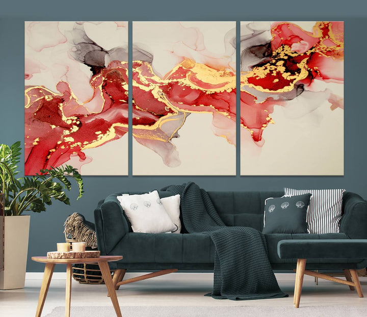 Abstract Work of Art Walls Contemporary Painting Abstract Canvas Wall Art