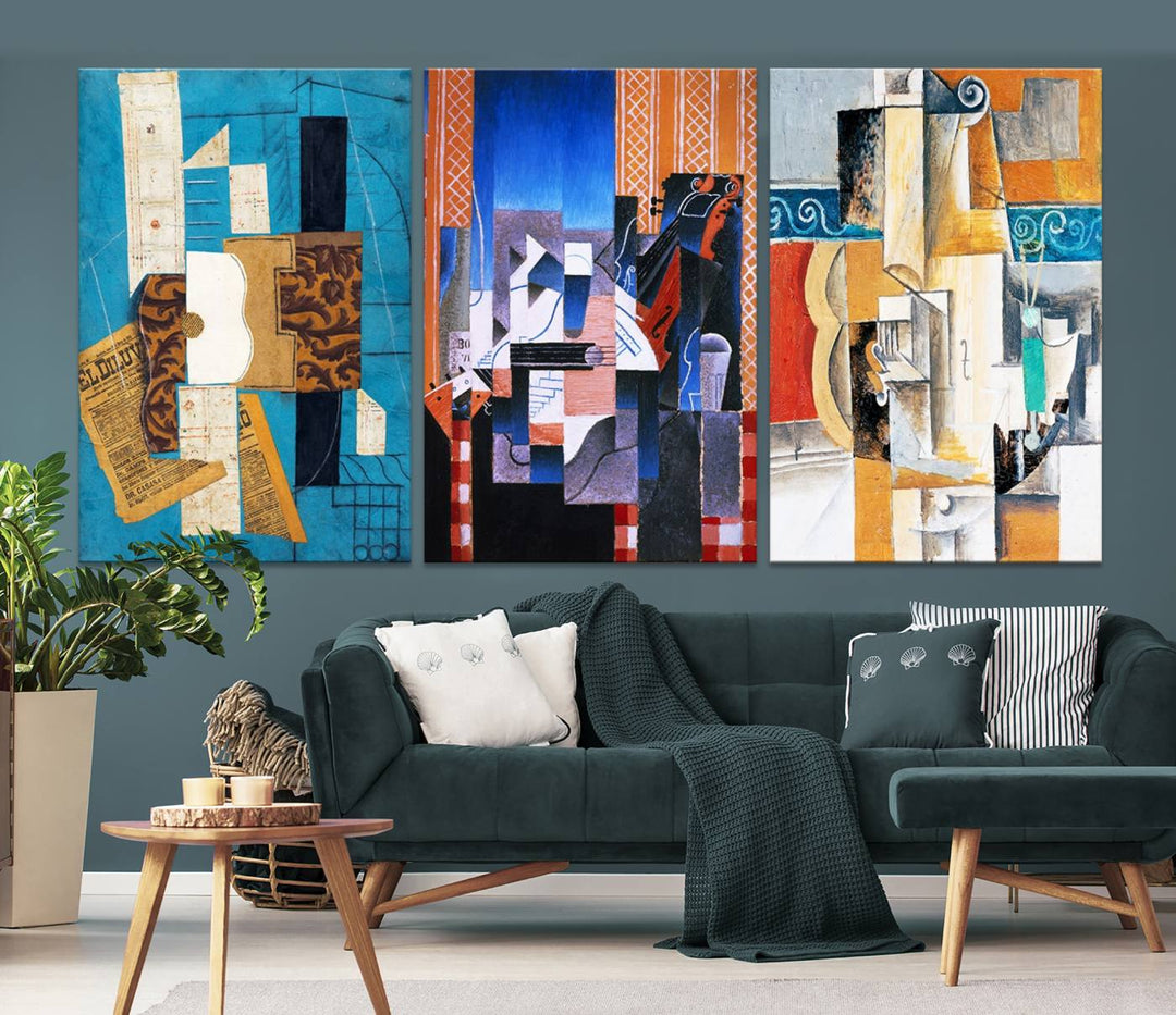 Relaxing Contemporary Abstract Art Canvas Wall Art Print Art