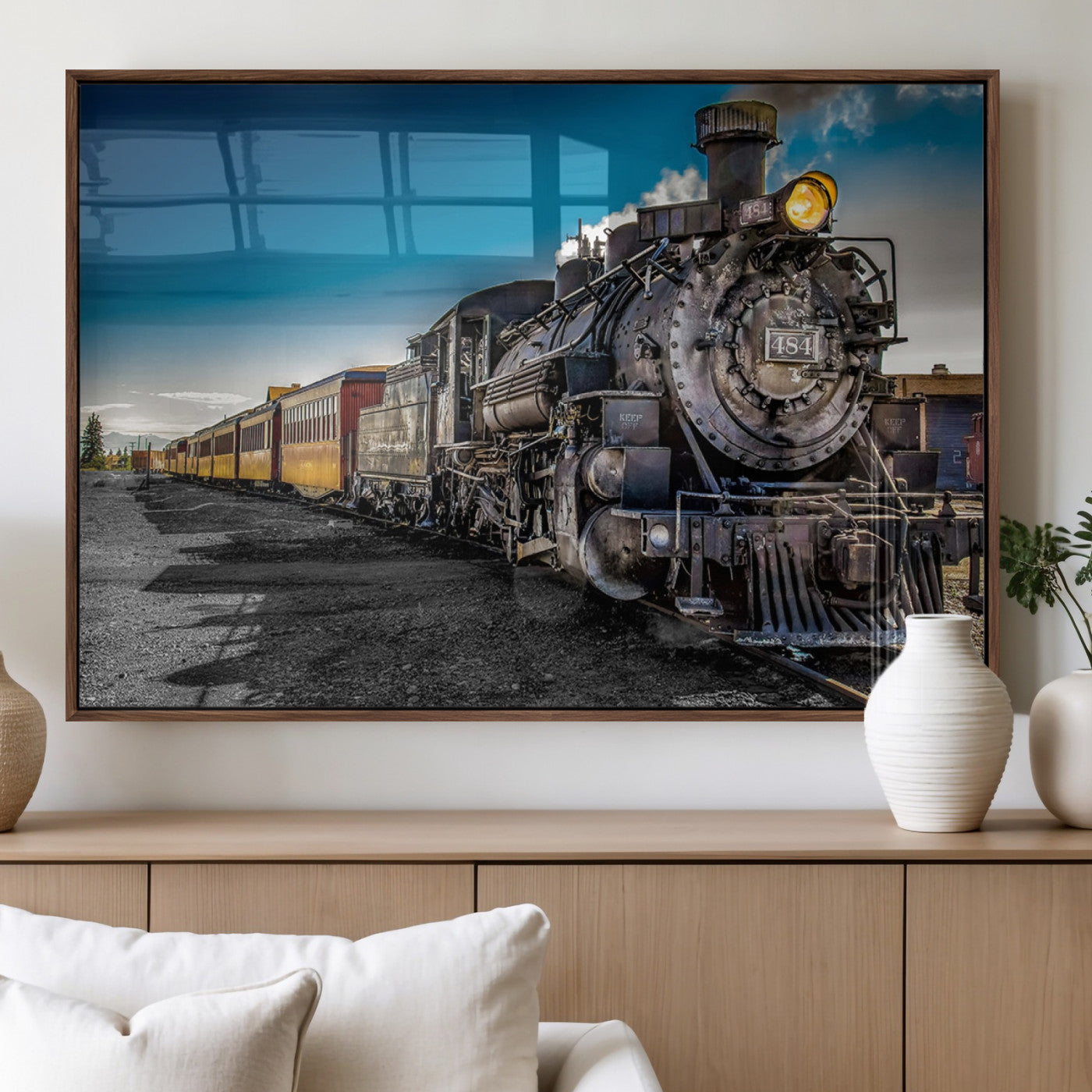 MGV-FP-36X24-3P - Train Wall Art Canvas Print