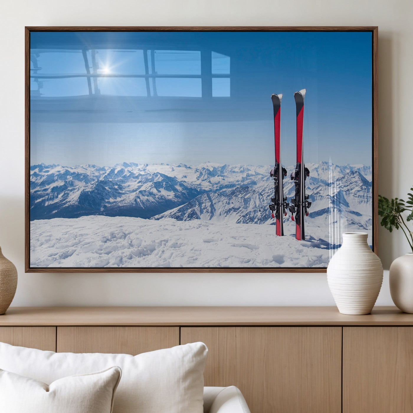 MGV-FP-36X24-3P - Ski Season Snow Wall Art Canvas Print