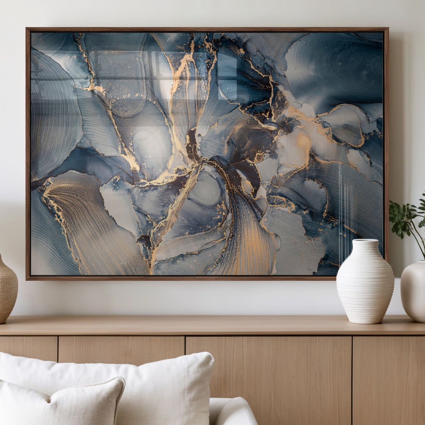 MGV-FP-36X24-3P - Abstract Wall Art Canvas Print for Modern Home Decor