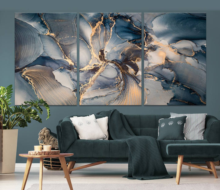 Abstract Wall Art Canvas Print for Modern Home Decor