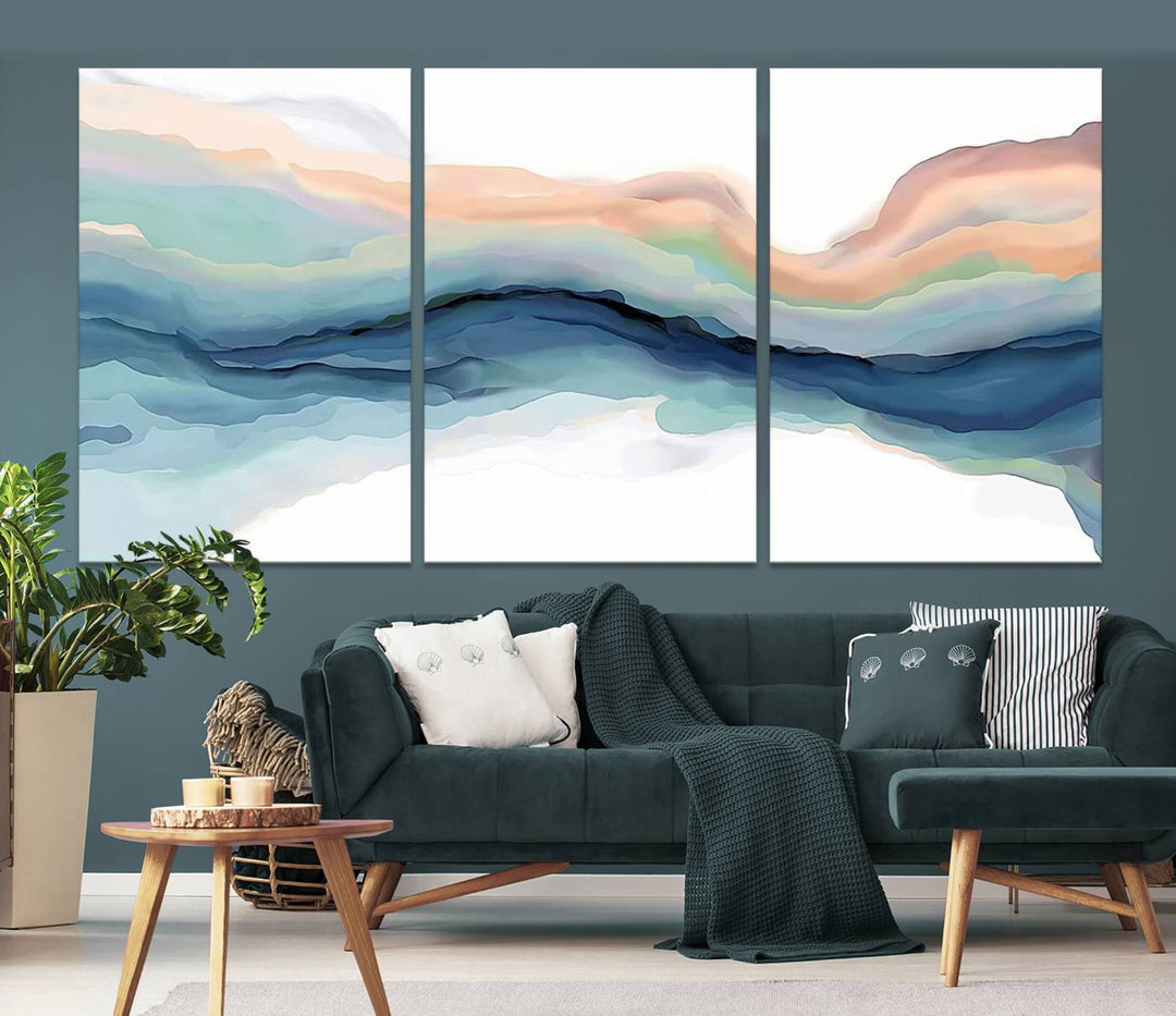 Canvas Print Wall Art Set Abstract Illustrs Art Wall