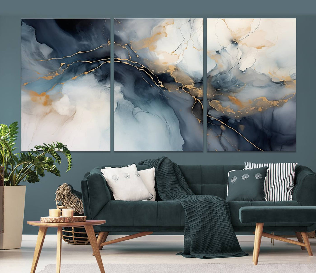 Art mural abstrait Impression sur toile