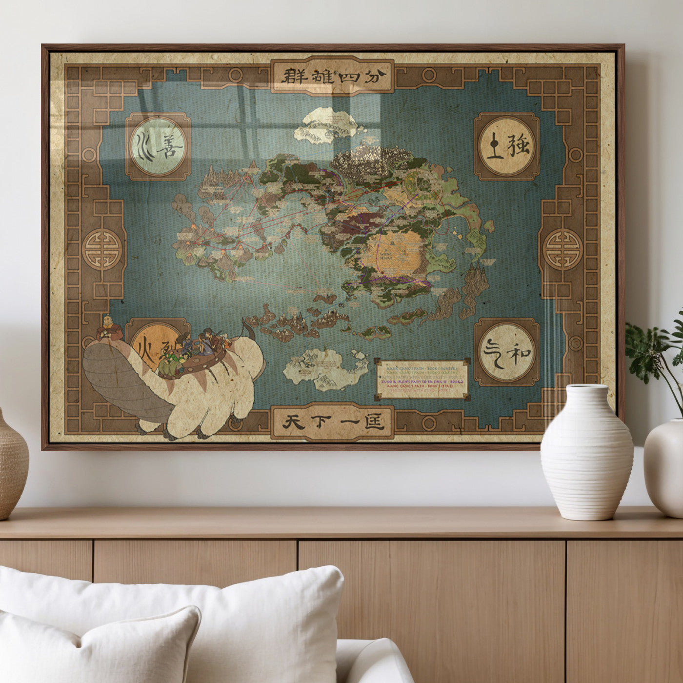 MGV-FP-36X24-3P - Push Pin World Map Canvas Print – Framed Wall Art for Couples to Track Their Travels – Anniversary