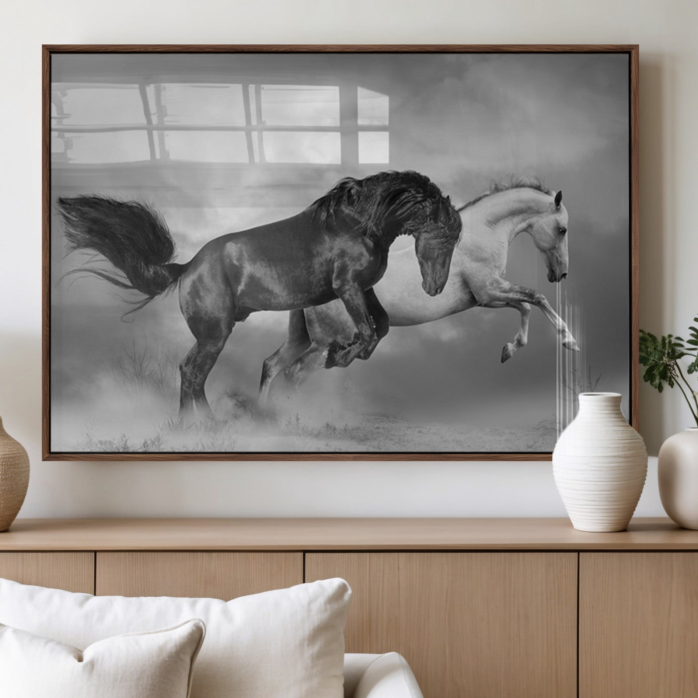 MGV-FP-36X24-3P - Wild Horses Wall Art Canvas Print