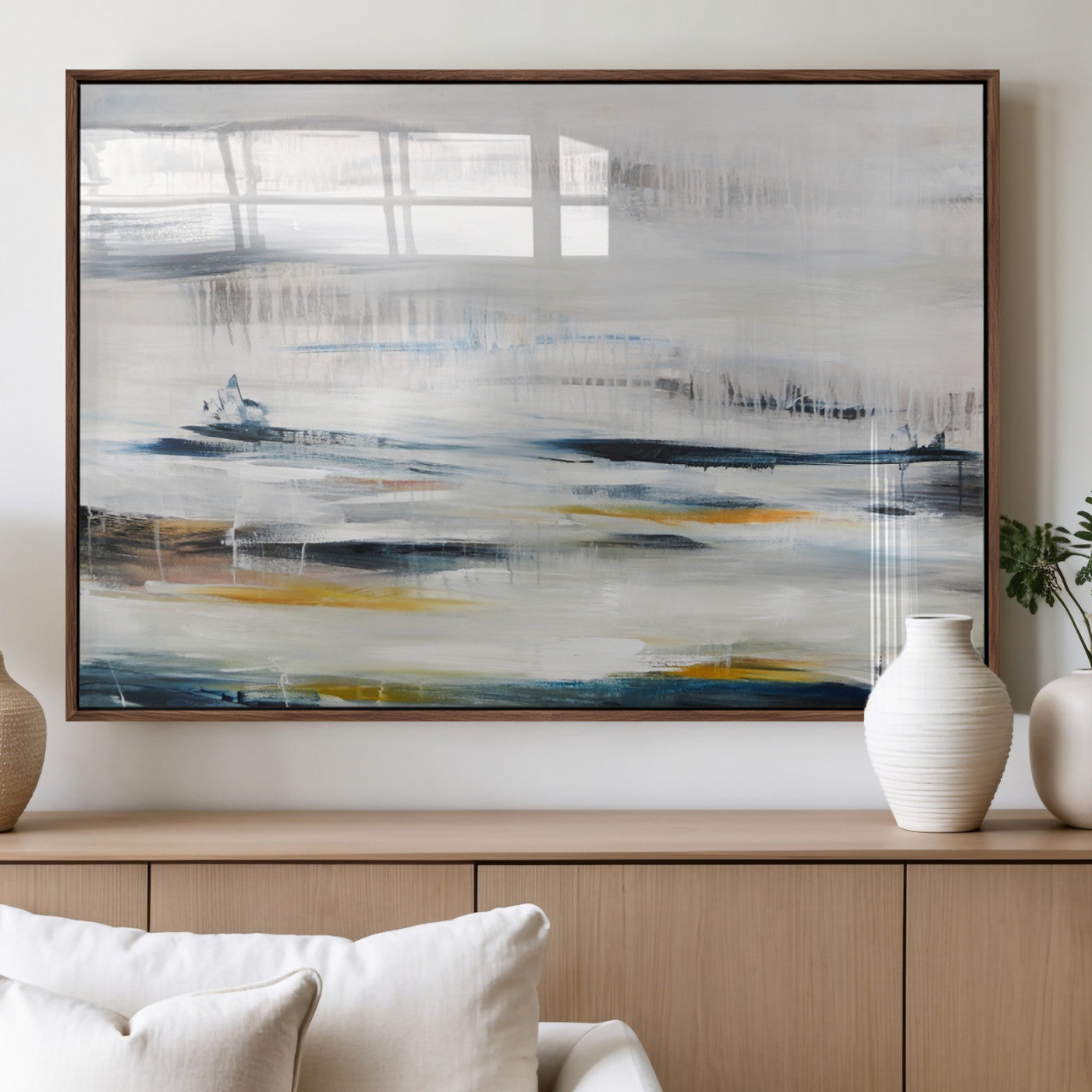 MGV-FP-60X30-3P - Soft Color Abstract Canvas Print