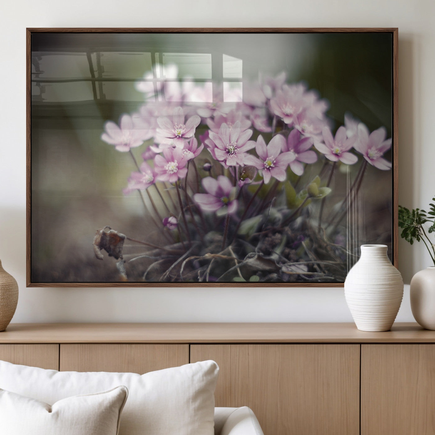 MGV-FP-60X30-3P - Pink Wild Flower Canvas Print