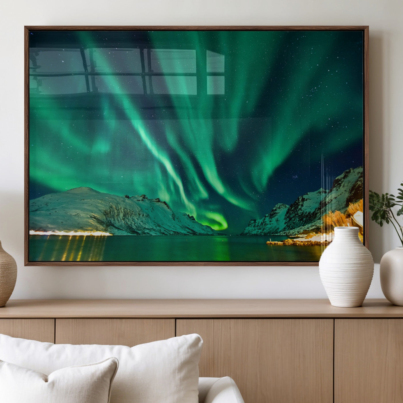 MGV-FP-60X30-3P - Northern Lights Wall Art Canvas Print