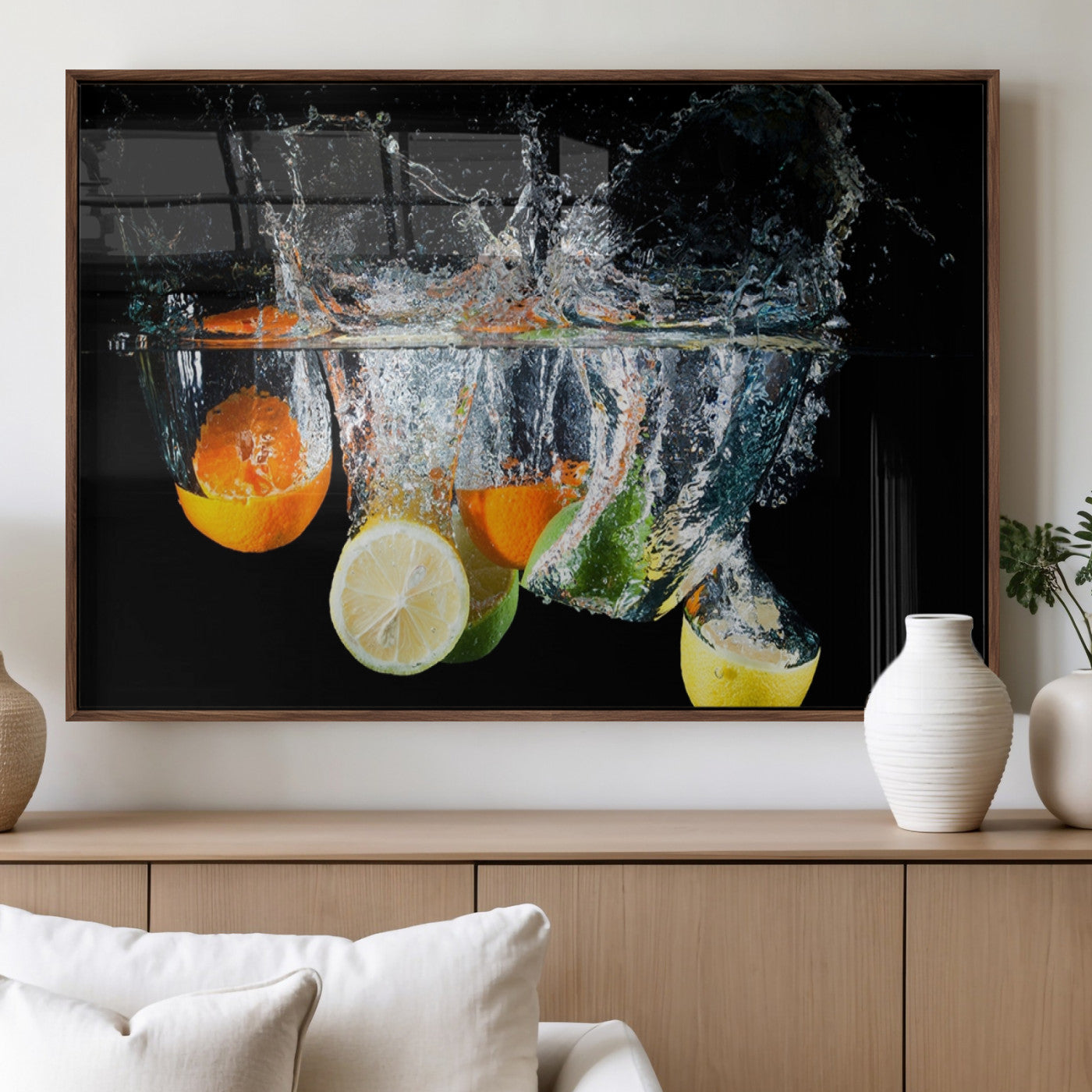 MGV-FP-60X30-3P - Kitchen Wall Art, Kitchen Fruits Art Canvas Print