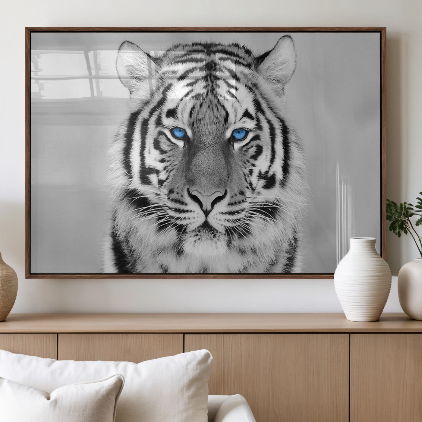 MGV-FP-60X30-3P - Tiger Canvas Artwork Wall Art Print
