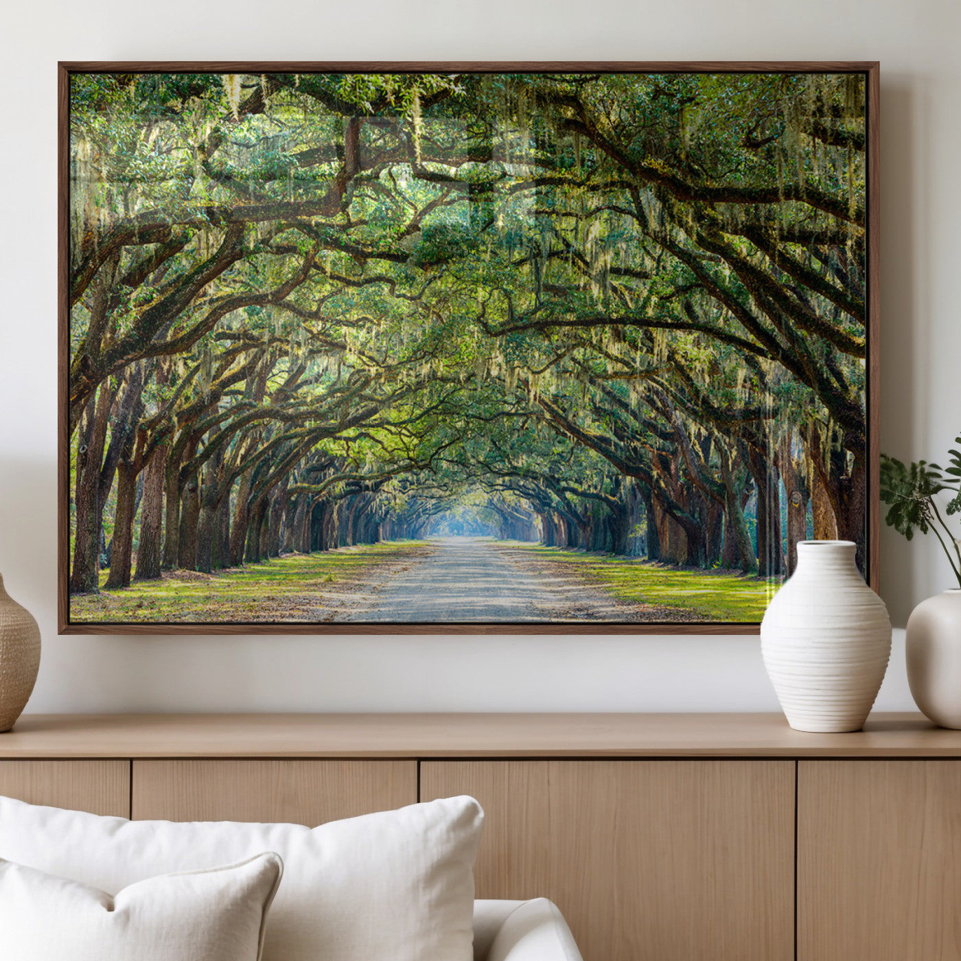 MGV-FP-60X30-3P - Wormsloe State Plantation Driveway Wall Art Canvas Print