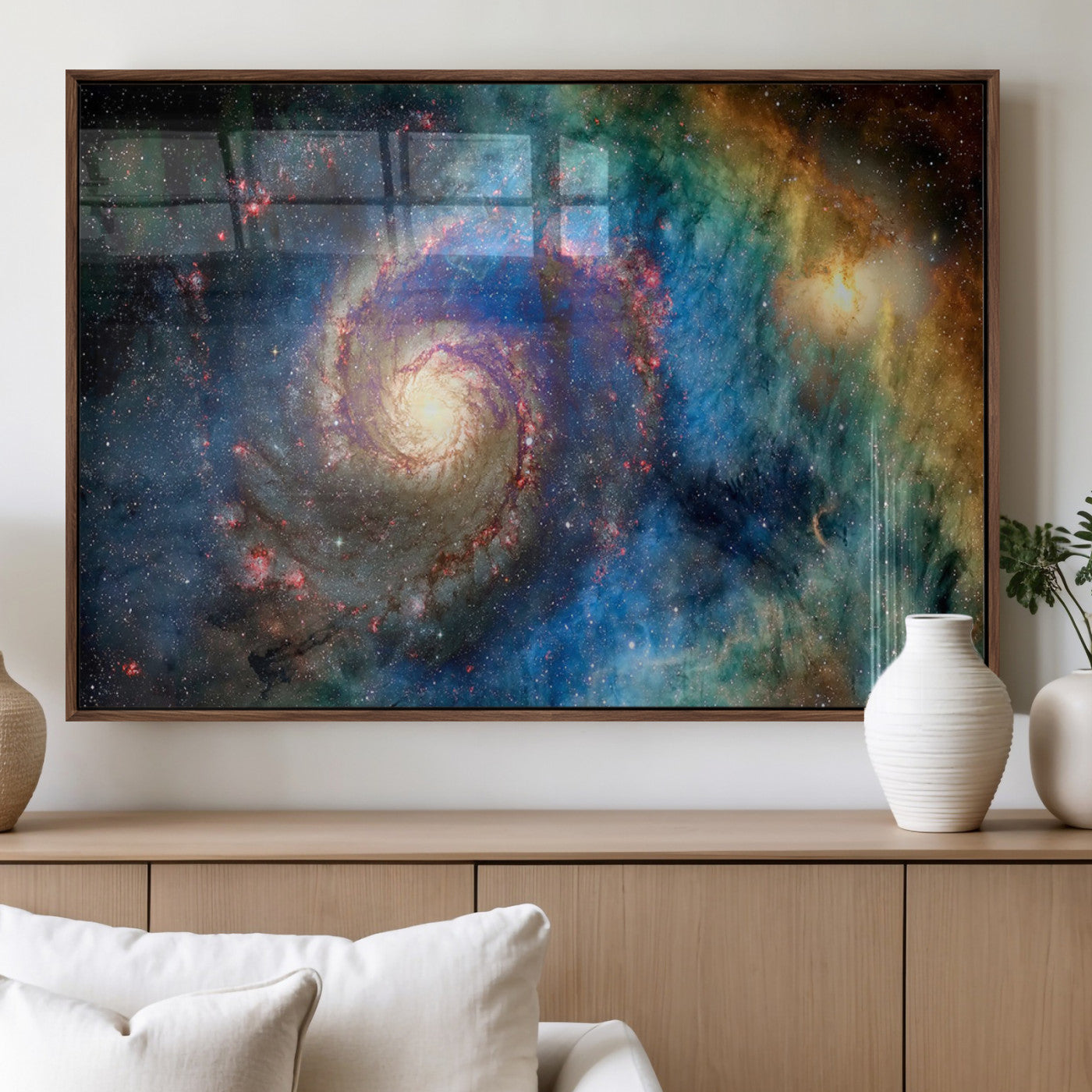 MGV-FP-36X24-3P - Spiral Galaxy Wall Art Canvas Print