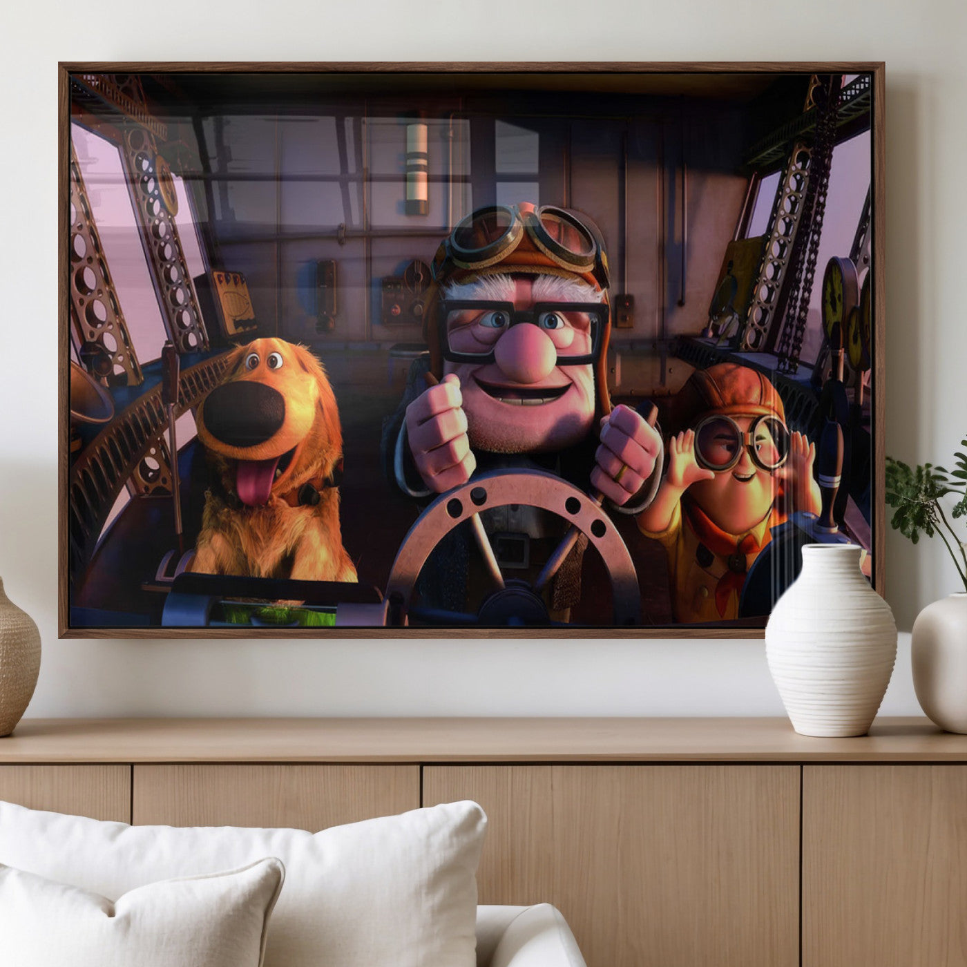 MGV-FP-36X24-3P - Carl Russel And Dog, Movie Up Poster, Movie Up Wall Art, Movie Up Poster Print, Carl