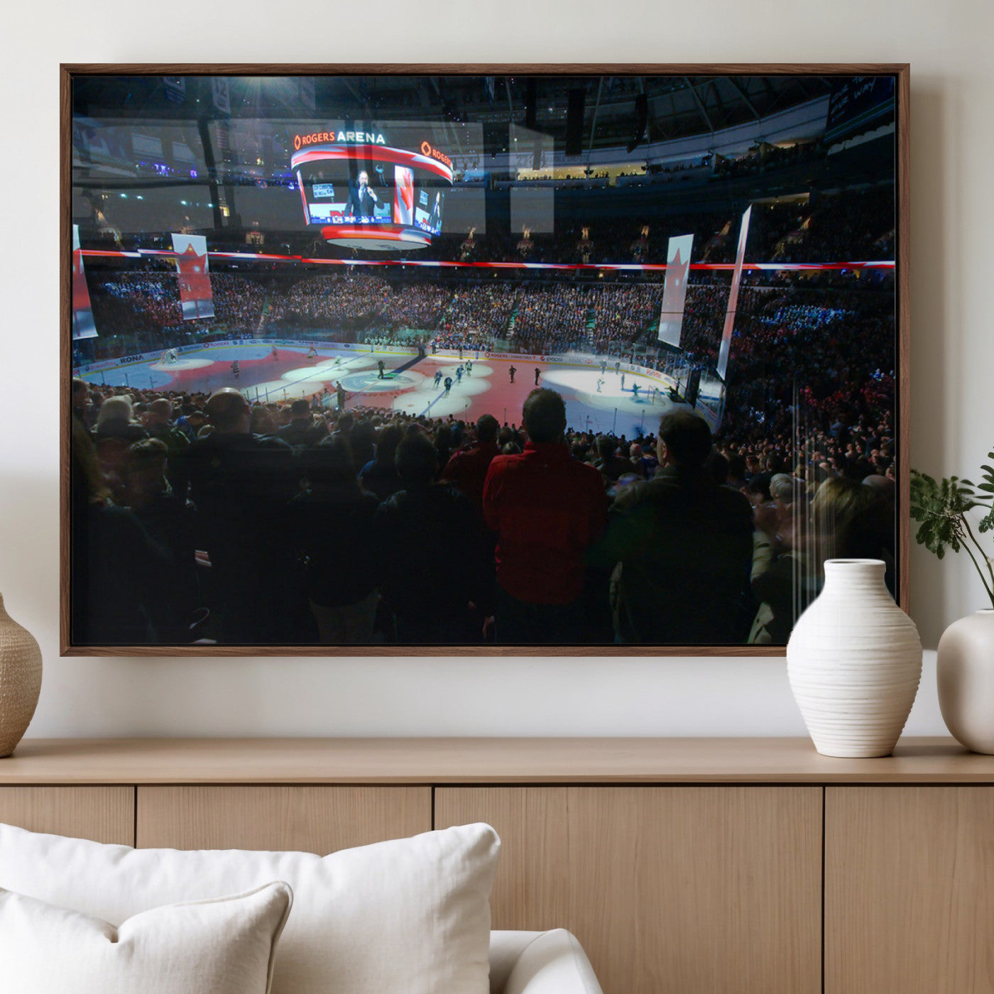 MGV-FP-60X30-3P - Rogers Arena Vancouver Canucks Ice Hockey Stadium Wall Art, Vancouver Canucks Ice Hockey Print