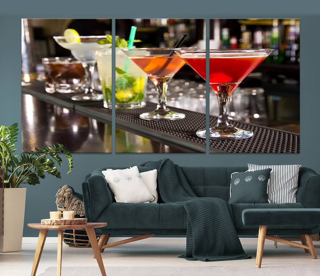 Cocktails Canvas Print