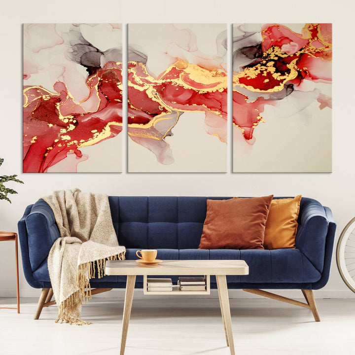 Abstract Work of Art Walls Contemporary Painting Abstract Canvas Wall Art