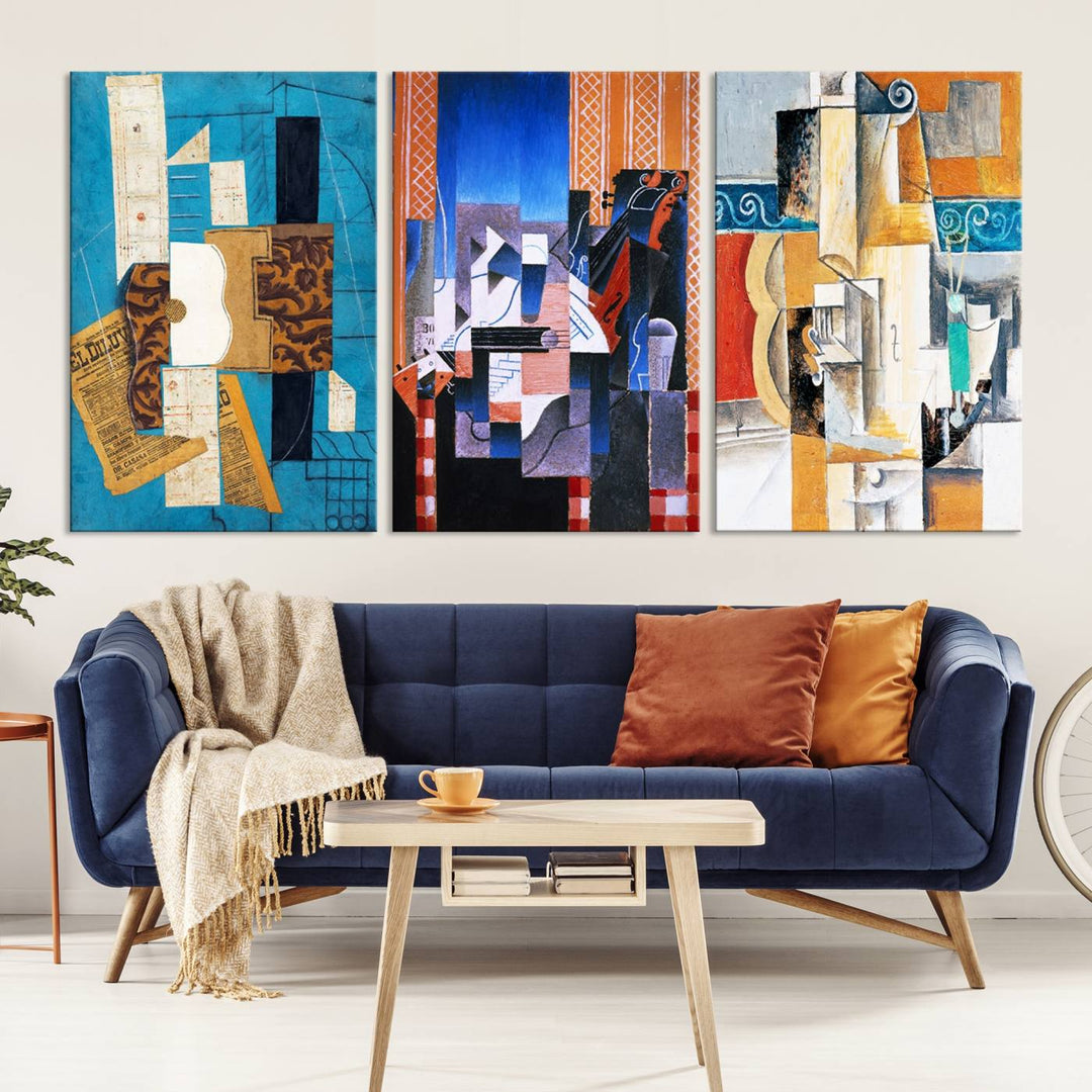 Relaxing Contemporary Abstract Art Canvas Wall Art Print Art