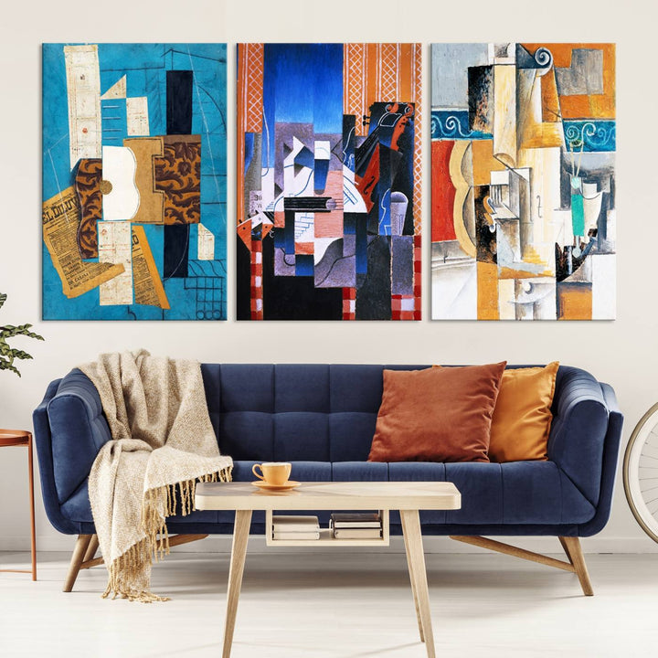 Relaxing Contemporary Abstract Art Canvas Wall Art Print Art