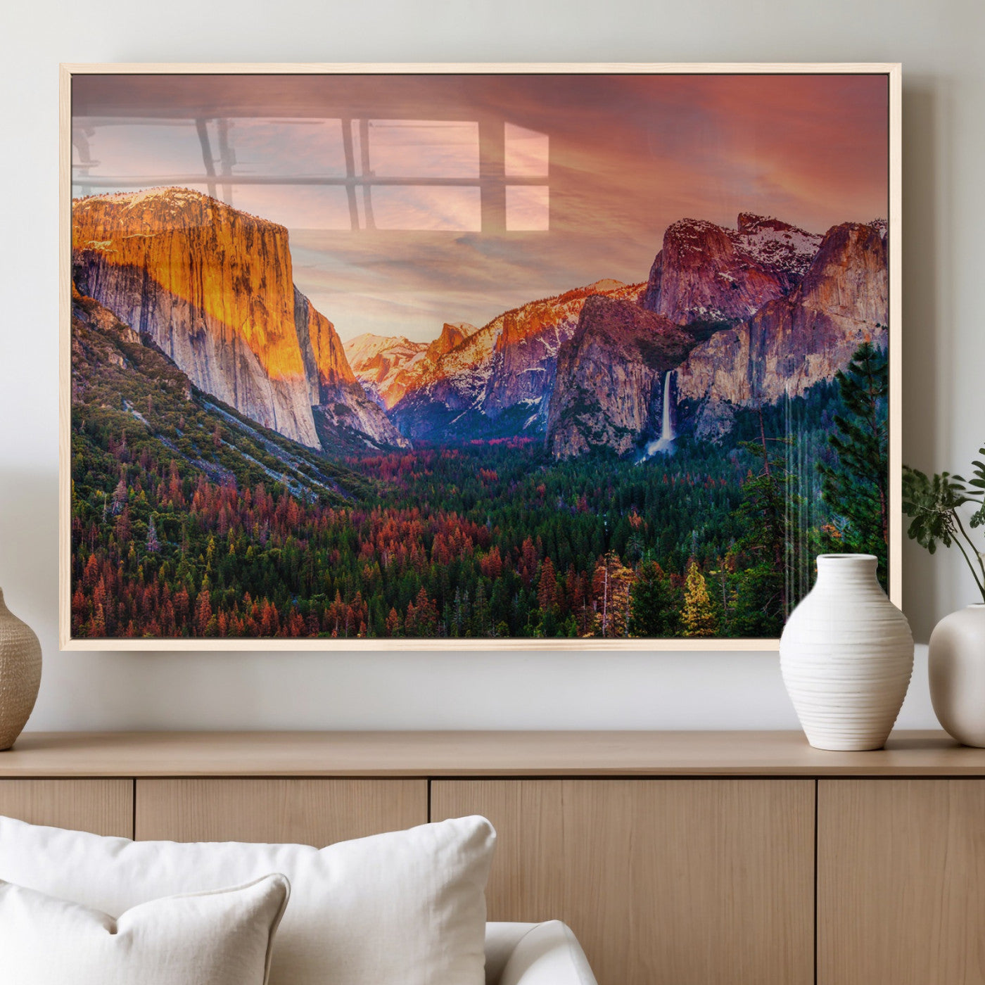 MGV-FP-60X30-3P - Yosemite Nal Park Wall Art Landscape Canvas Print El Capitan