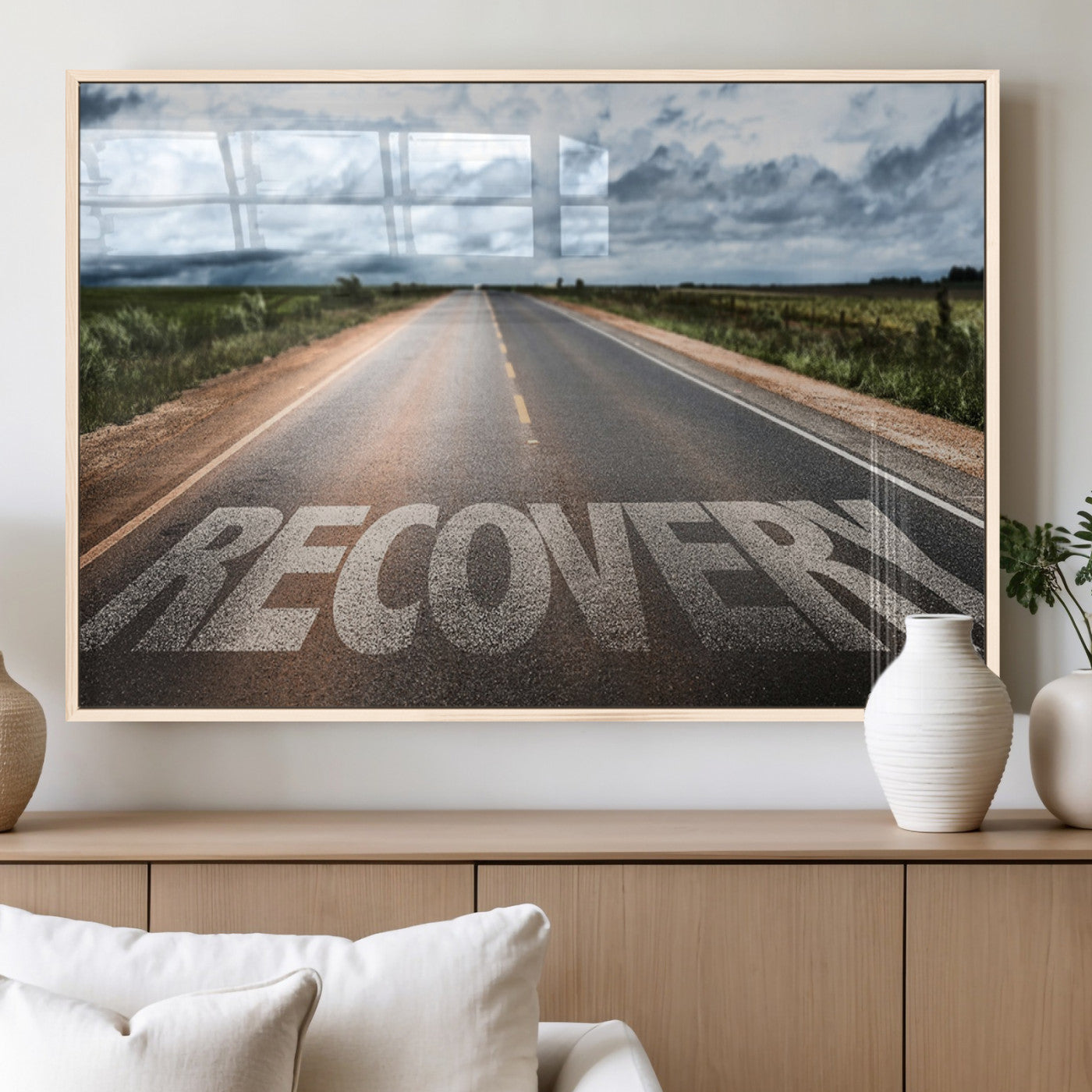 MGV-FP-36X24-3P - Recovery Road Wall Art Canvas Print