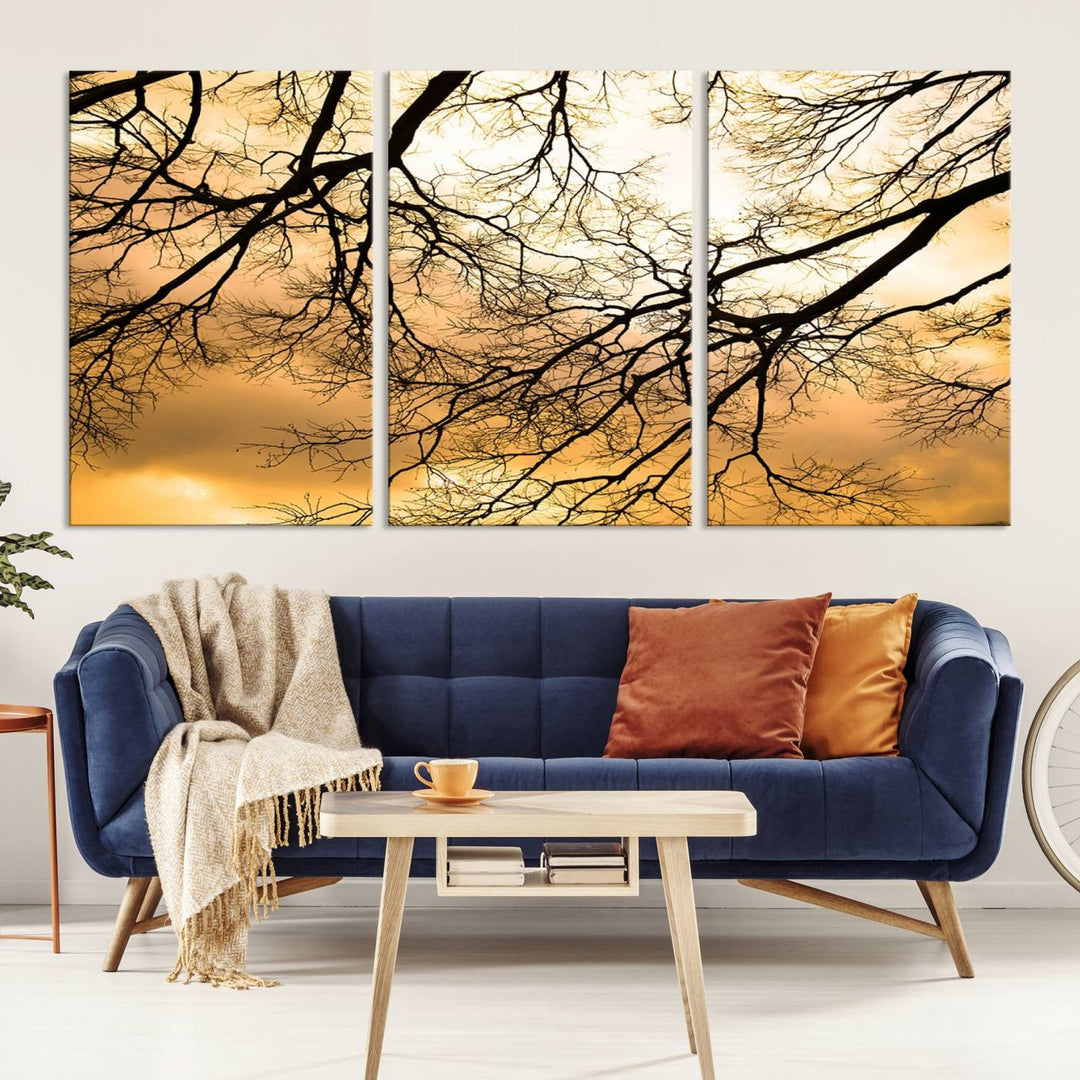 Tree Branch Wall Art Canvas Print