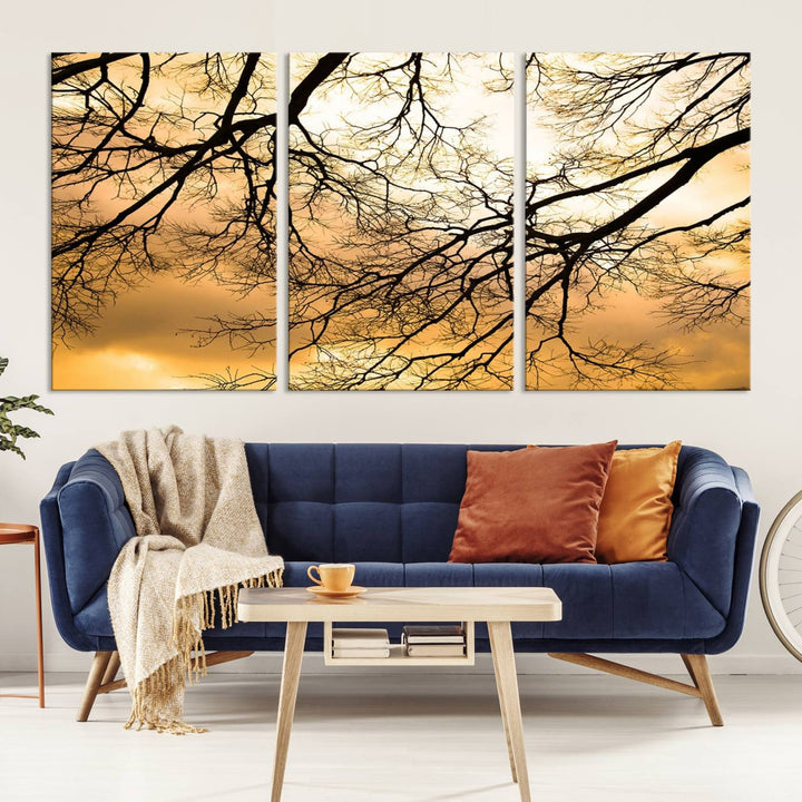 Tree Branch Wall Art Canvas Print