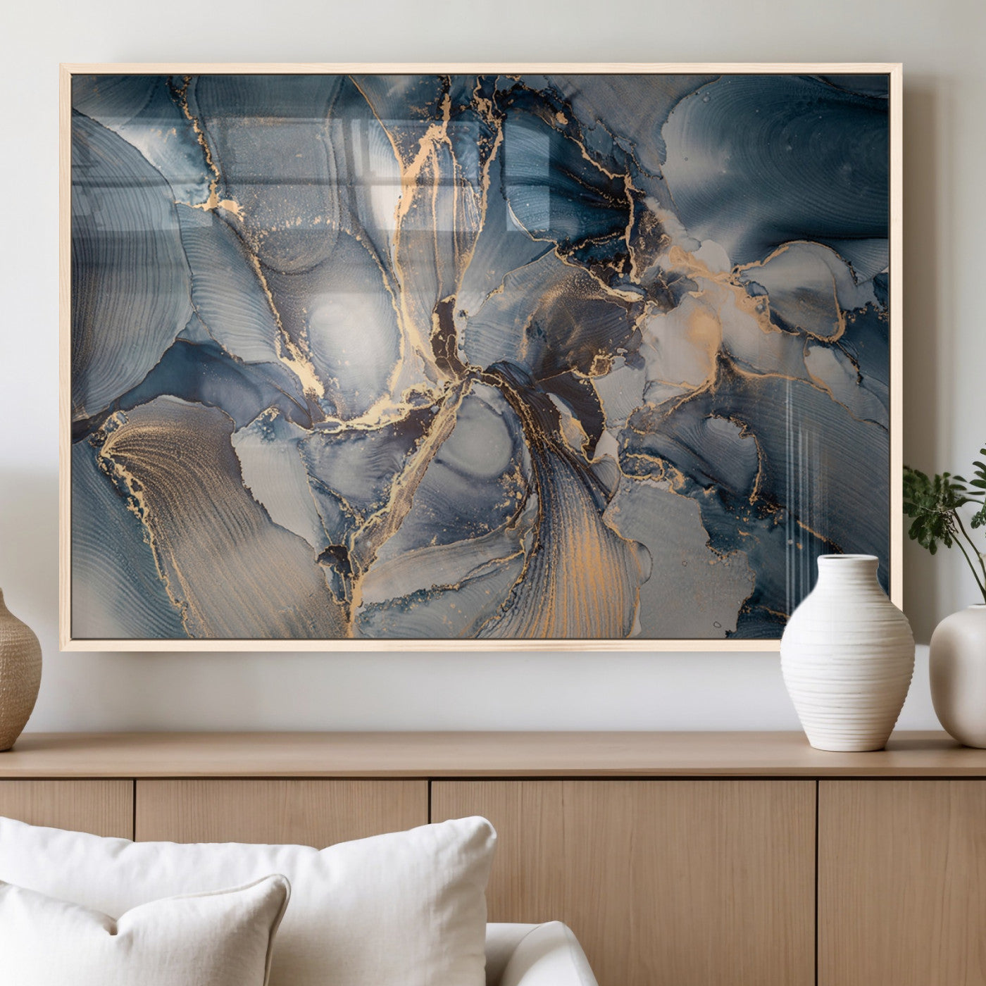MGV-FP-36X24-3P - Abstract Wall Art Canvas Print for Modern Home Decor