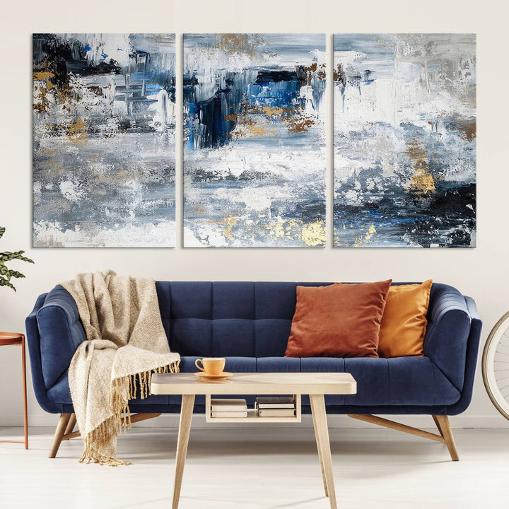 Modern Large Abstract Wall Art Canvas Print