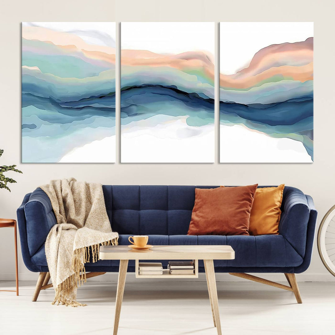 Canvas Print Wall Art Set Abstract Illustrs Art Wall