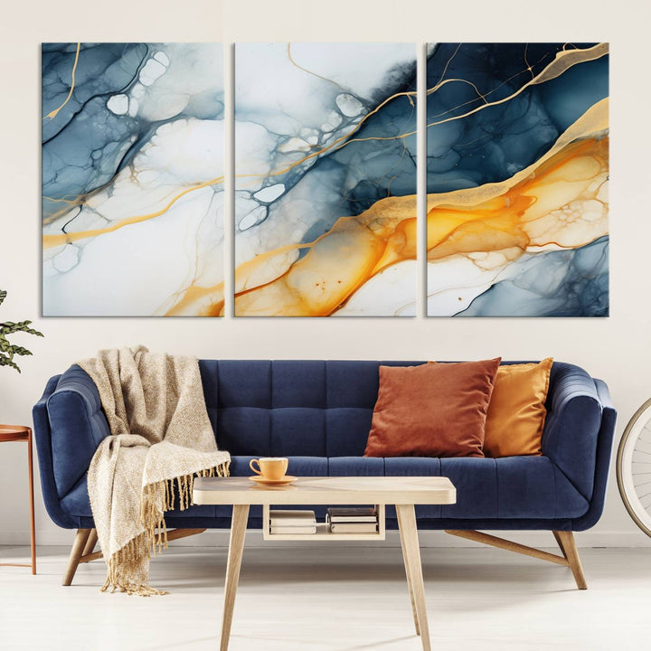 Fluid Wall Art Abstract Canvas Print