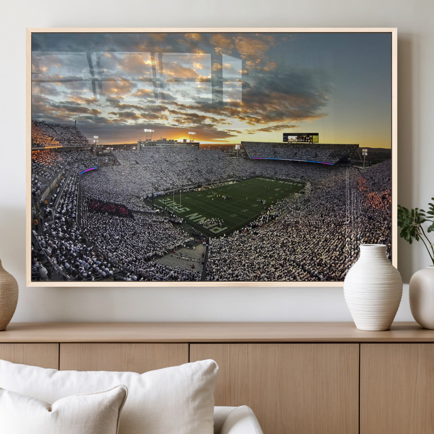 MGV-FP-36X24-3P - Beaver Stadium Wall Art - Penn State Stadium Wall Art | Penn Nittany Lions Football Match for Sport