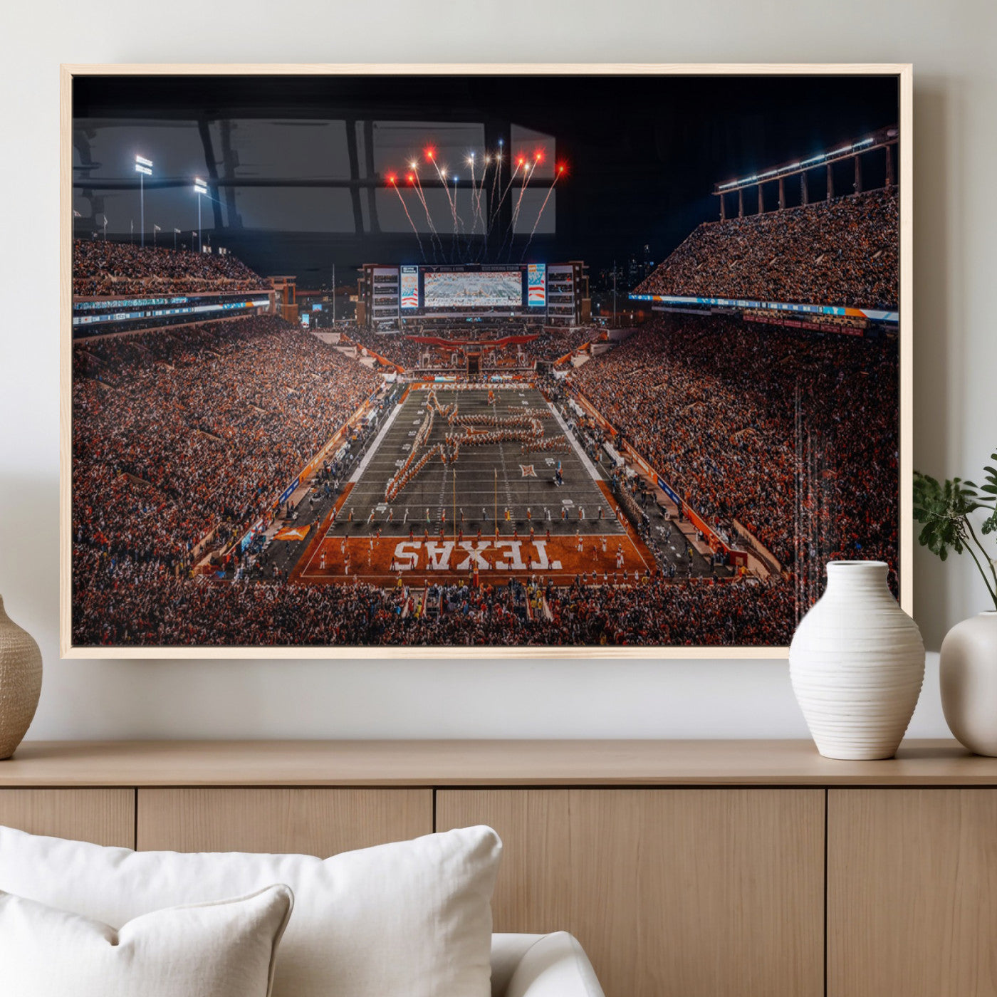 MGV-FP-60X30-3P - Texas Memorial Stadium Wall Art Canvas Print
