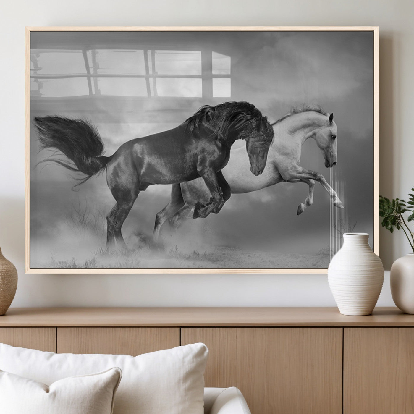 MGV-FP-36X24-3P - Wild Horses Wall Art Canvas Print
