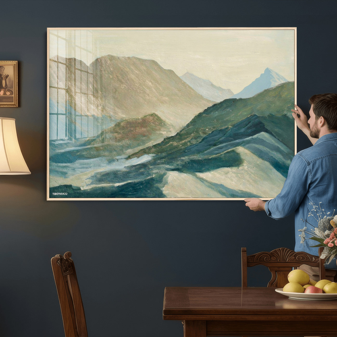 33629523-MGV-CV-36X24 - Shemelina Mountain Landscape, Mountains at Dawn Wall Art Canvas Print