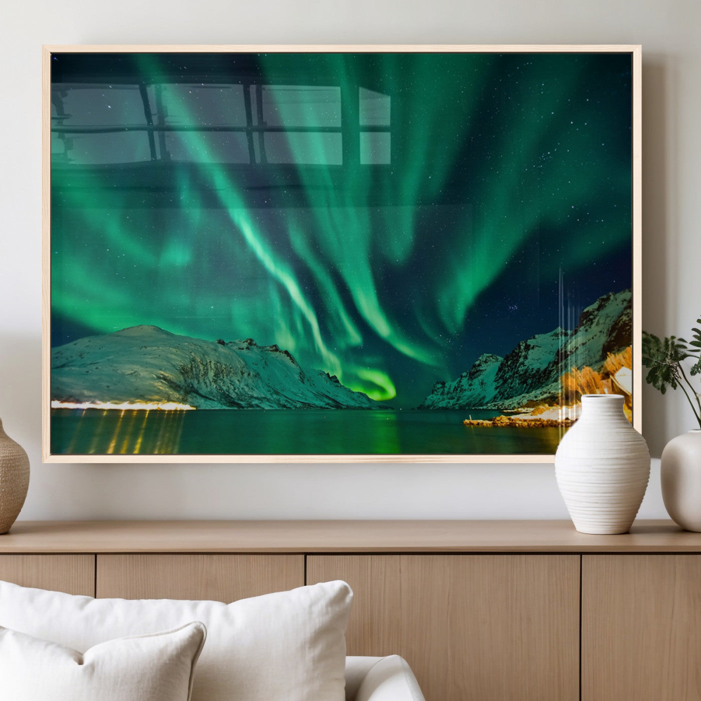 MGV-FP-60X30-3P - Northern Lights Wall Art Canvas Print