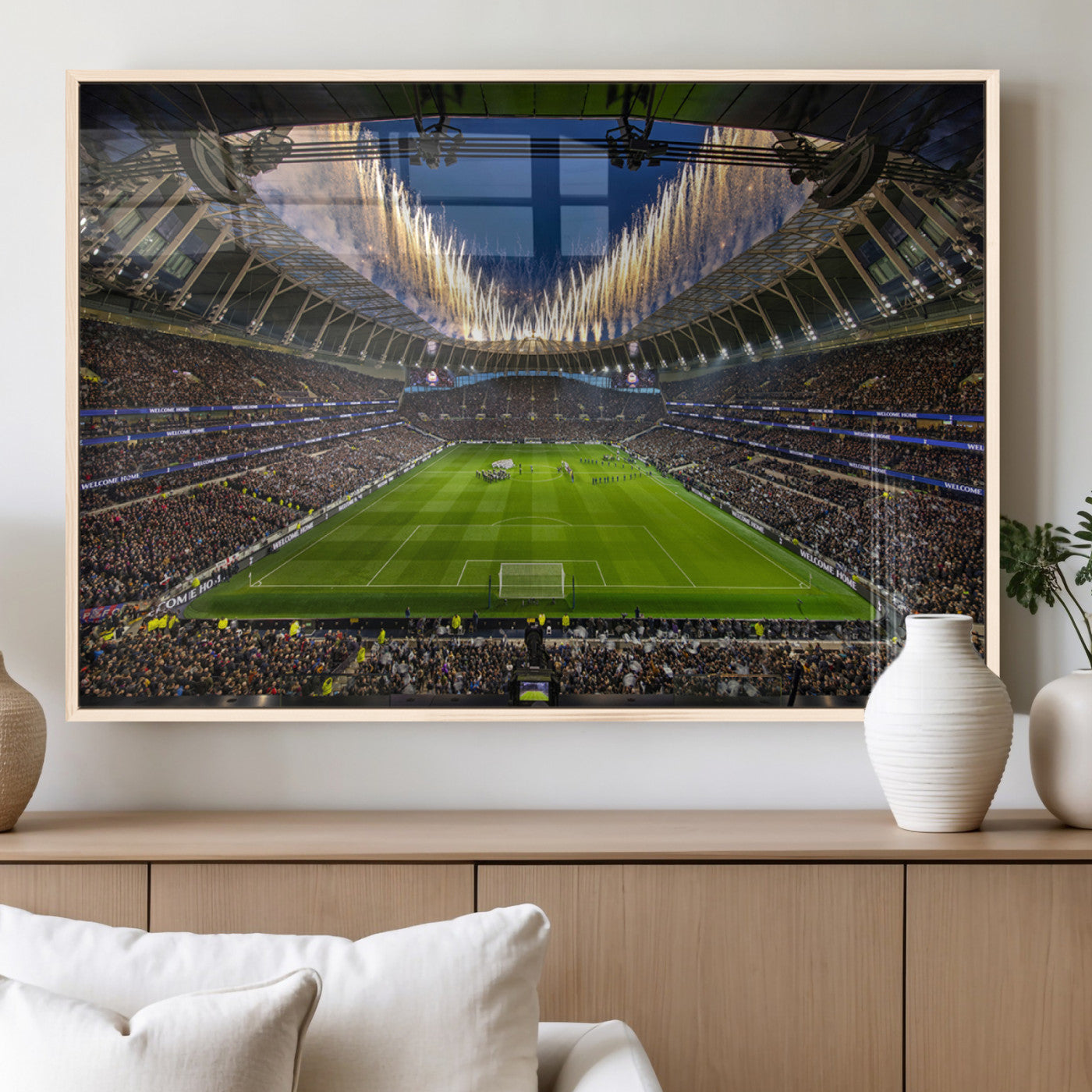 MGV-FP-60X30-3P - Tottenham Hotspur Football Team Print - London Tottenham Hotspur Stadium Wall Art Canvas Print
