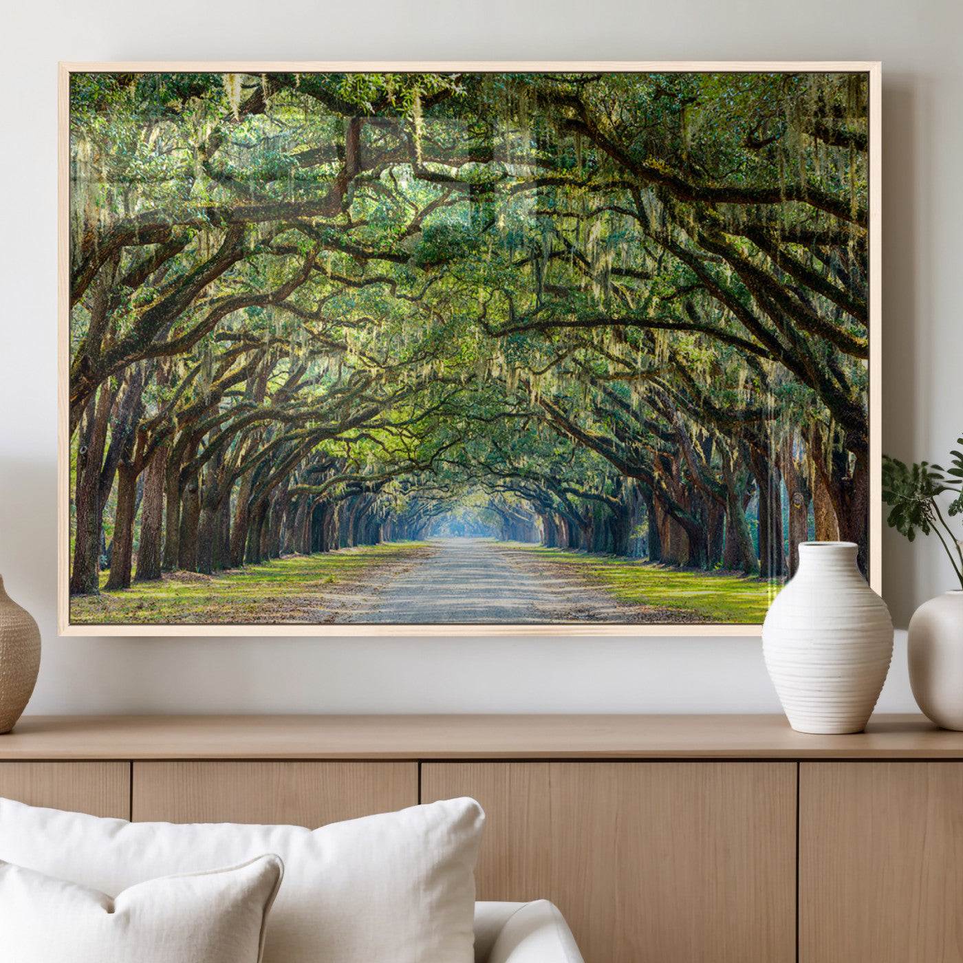 MGV-FP-60X30-3P - Wormsloe State Plantation Driveway Wall Art Canvas Print
