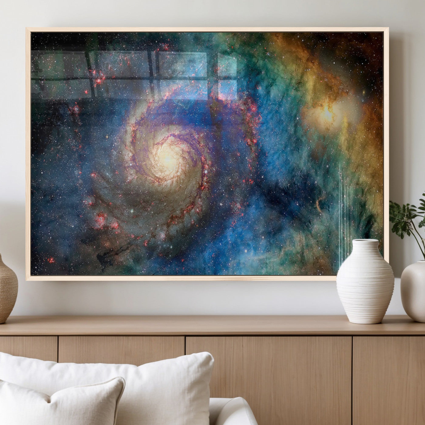 MGV-FP-36X24-3P - Spiral Galaxy Wall Art Canvas Print
