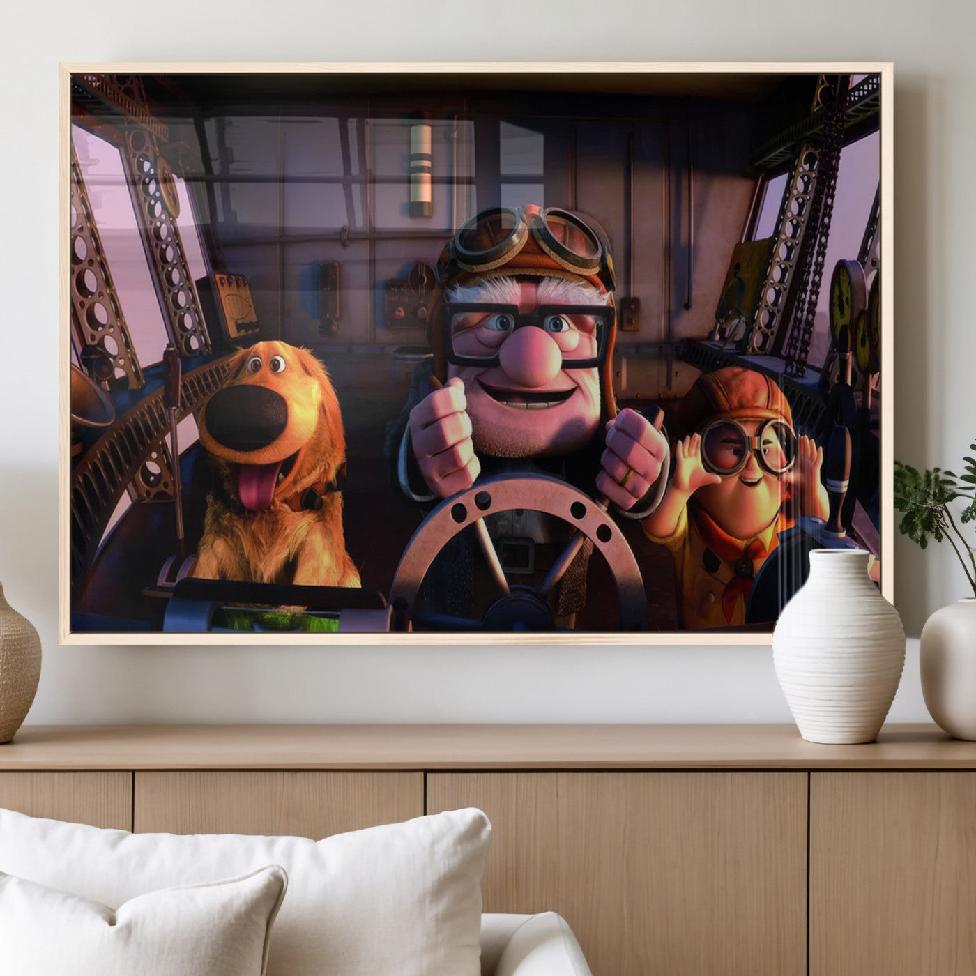 MGV-FP-36X24-3P - Carl Russel And Dog, Movie Up Poster, Movie Up Wall Art, Movie Up Poster Print, Carl