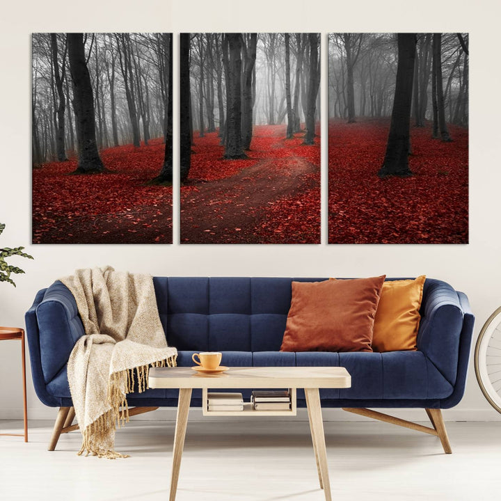 Wonderful Forest with Autumn Forest Artwork