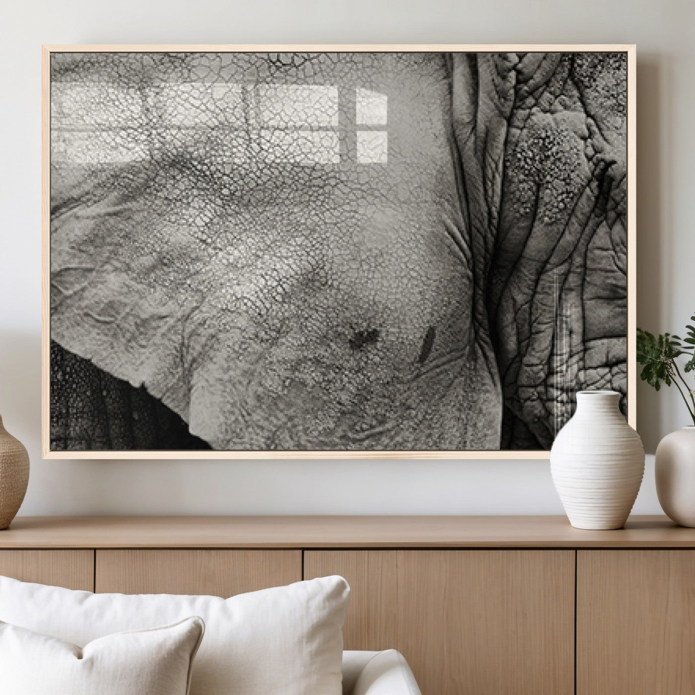MGV-FP-60X30-3P - Elephant Wall Art Canvas Print
