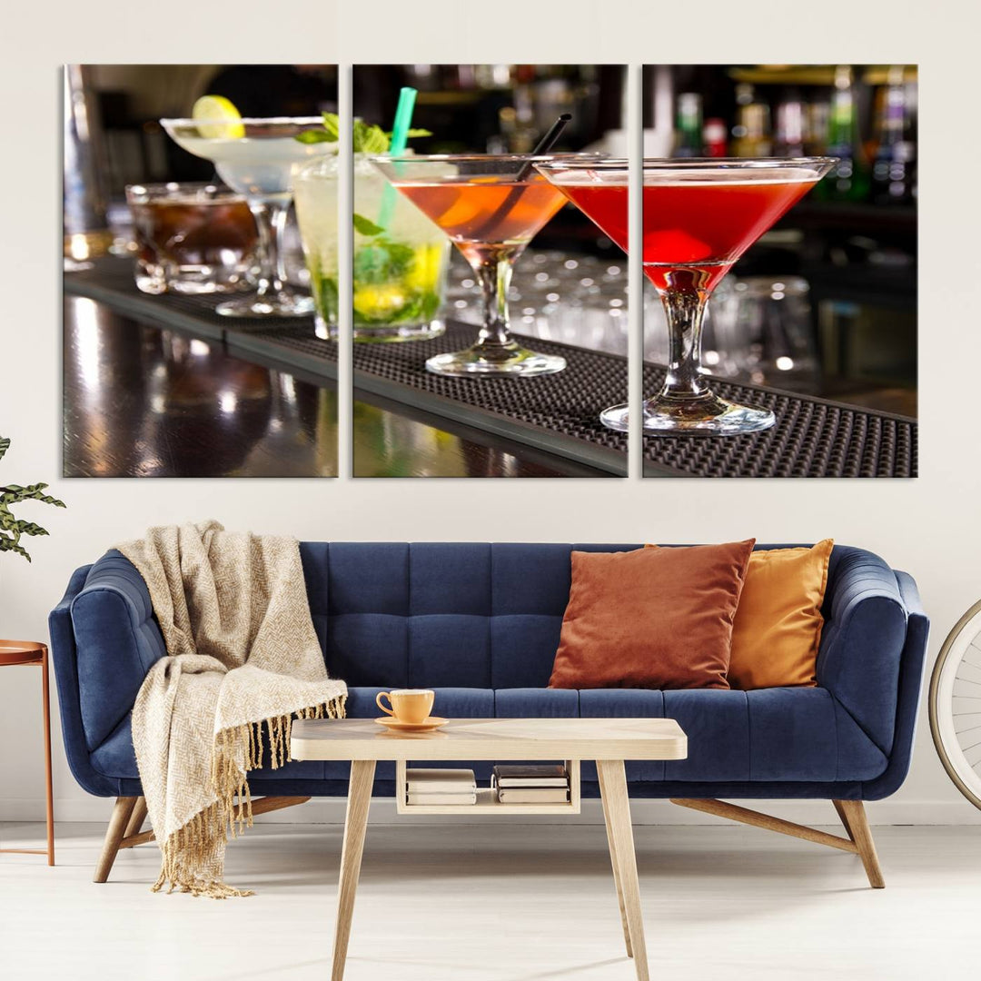 Cocktails Canvas Print