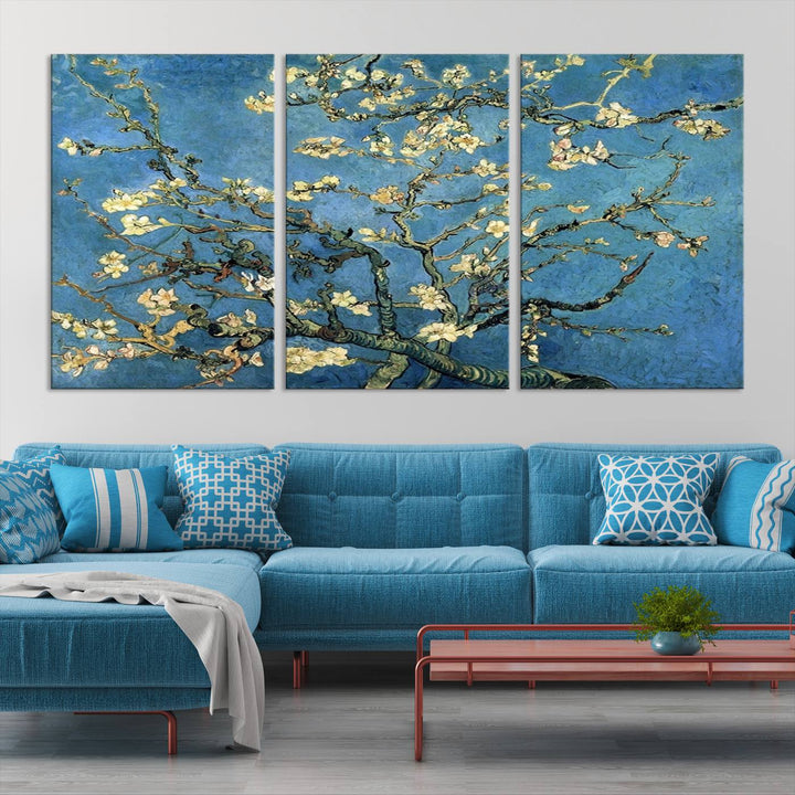 Art mural Fleur d'amandier par Van Gogh Impression sur toile