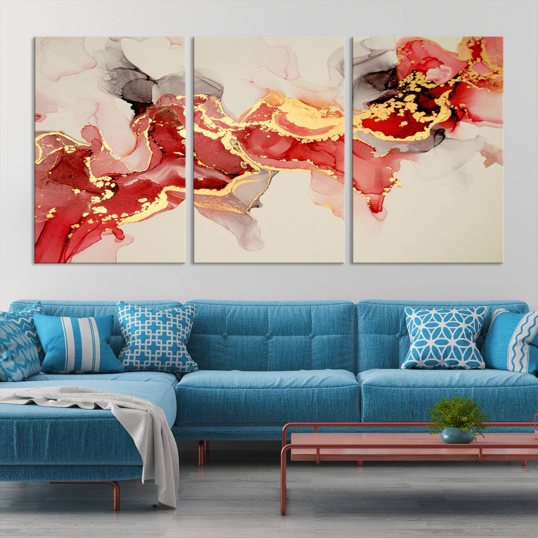 Abstract Work of Art Walls Contemporary Painting Abstract Canvas Wall Art